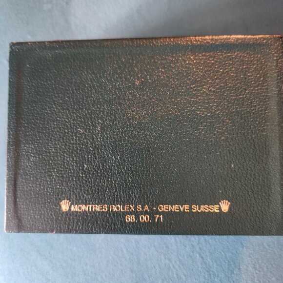ROLEX Montres S.A. Geneve Switzerland 68.00.01. Watch Box ~ Wood Lined ~ EUC - Picture 2 of 3